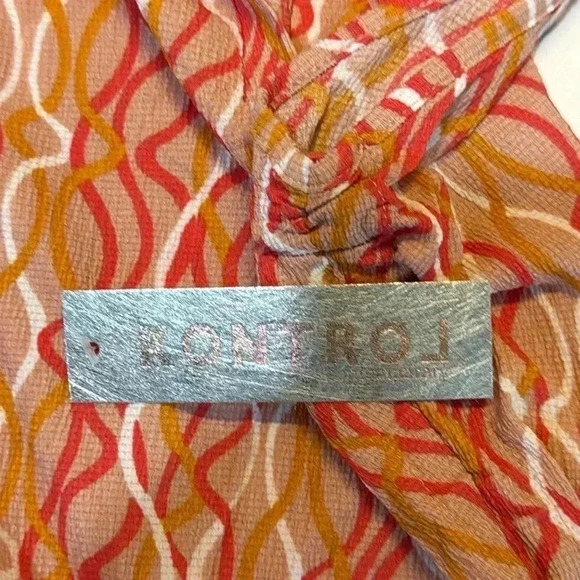 Kontrol Sleeveless Drawstring Ruched Blouse - Size L - Picture 9 of 11